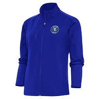 Women's Antigua Royal Texas Legends Generation Full-Zip Jacket