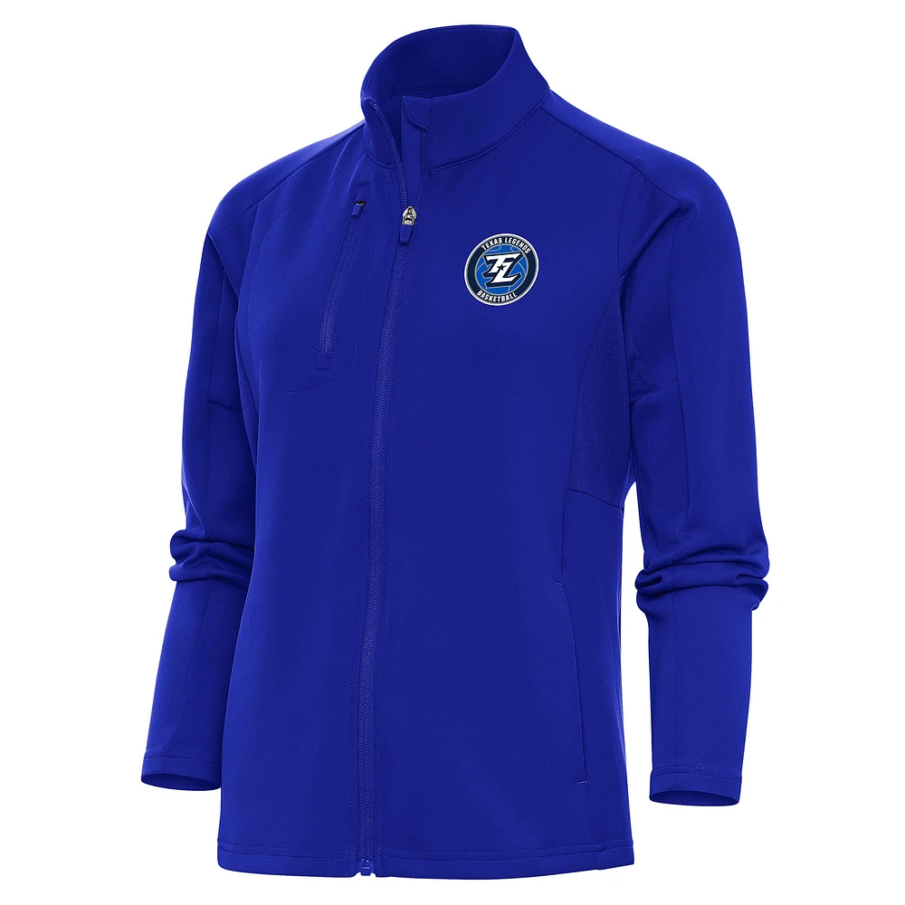 Women's Antigua Royal Texas Legends Generation Full-Zip Jacket