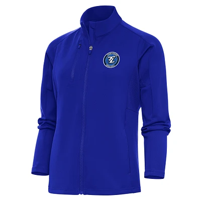 Women's Antigua Royal Texas Legends Generation Full-Zip Jacket