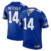 Men's Nike DK Metcalf Royal Seattle Seahawks Alternate Legend Player Performance Top