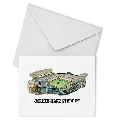 Auburn Tigers Valiant Stadium Boxed Note Card Set