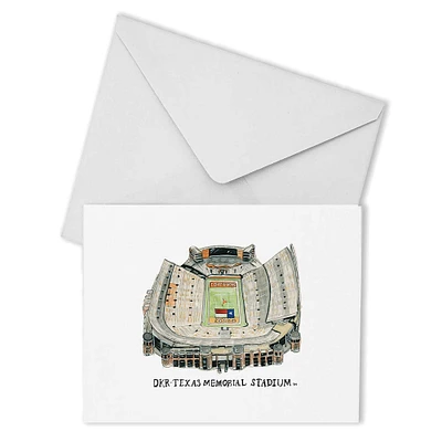 Texas Longhorns Valiant Stadium Boxed Note Card Set