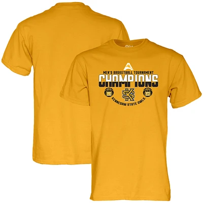 Blue 84 Gold Kennesaw State Owls 2023 ASUN Men's Basketball Conference Tournament Champions T-Shirt