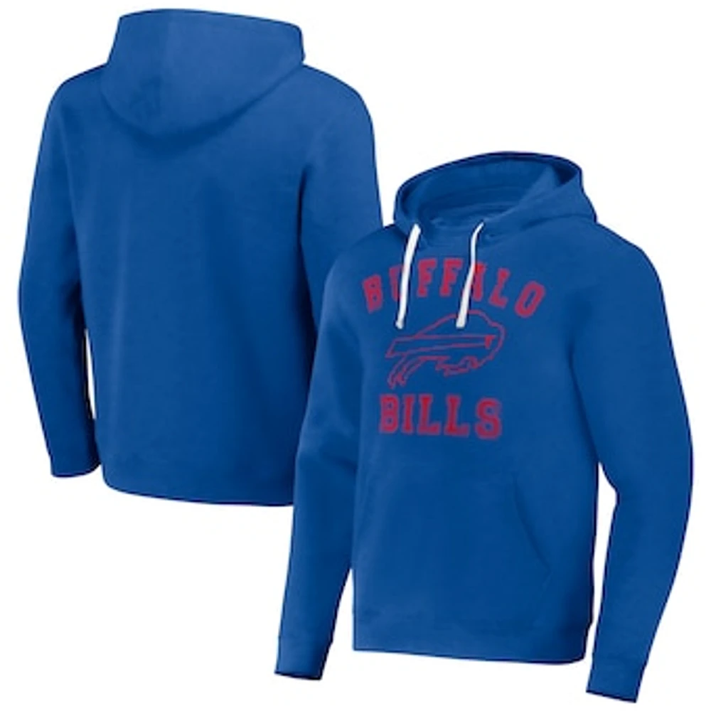 Men's NFL x Darius Rucker Collection by Fanatics Royal Buffalo Bills Coaches Pullover Hoodie