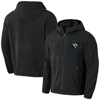 Men's NFL x Darius Rucker Collection by Fanatics  Black Jacksonville Jaguars Sherpa Full-Zip Hoodie