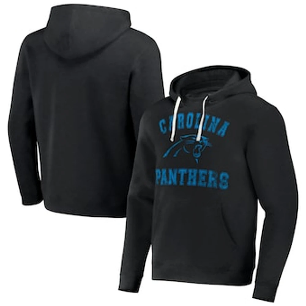 Men's NFL x Darius Rucker Collection by Fanatics Black Carolina Panthers Coaches Pullover Hoodie