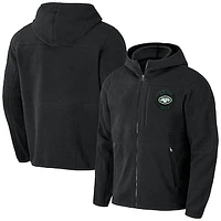 Men's NFL x Darius Rucker Collection by Fanatics  Black New York Jets Sherpa Full-Zip Hoodie