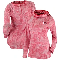 Women's Columbia  Red Cincinnati Reds Omni-Wick Sunday Ball Pullover Hoodie