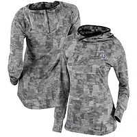 Women's Columbia  Black Colorado Rockies Omni-Wick Sunday Ball Pullover Hoodie