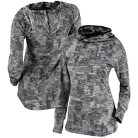Women's Columbia  Black Colorado Rockies Omni-Wick Sunday Ball Pullover Hoodie