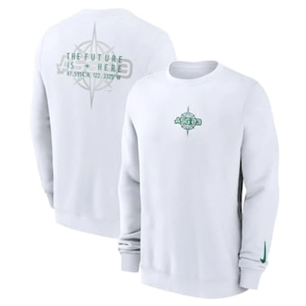 Men's Nike  White 2023 MLB All-Star Game Fleece Pullover Sweatshirt