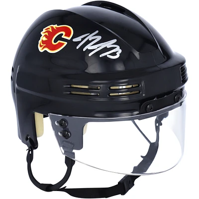 Tyler Toffoli Calgary Flames Autographed Black Mini Helmet