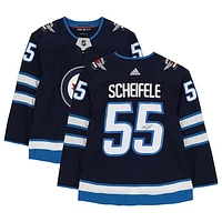 Mark Scheifele Winnipeg Jets Autographed Navy Adidas Authentic Jersey