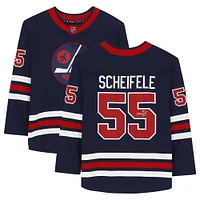 Mark Scheifele Winnipeg Jets Autographed Blue Alternate Fanatics Breakaway Jersey