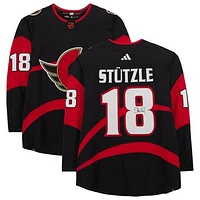 Tim Stutzle Ottawa Senators Autographed 2022-23 Reverse Retro Adidas Authentic Jersey