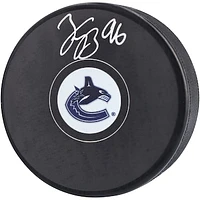 Andrei Kuzmenko Vancouver Canucks Autographed Hockey Puck