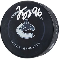 Andrei Kuzmenko Vancouver Canucks Autographed Official Game Puck