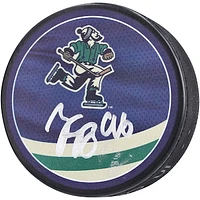 Andrei Kuzmenko Vancouver Canucks Autographed 2022-23 Reverse Retro Hockey Puck