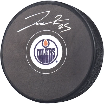 Darnell Nurse Edmonton Oilers Autographed Hockey Puck