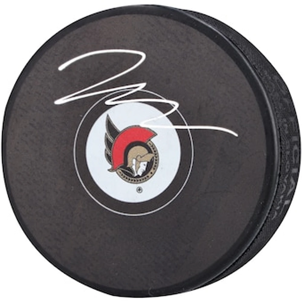 Jake Sanderson Ottawa Senators Autographed Hockey Puck