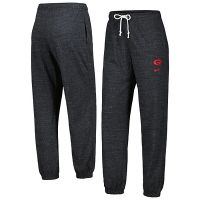 Women's Nike  Black Georgia Bulldogs Gym Vintage Jogger Pants