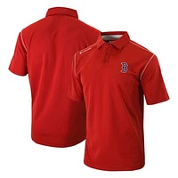 Men's Columbia Red Boston Sox Omni-Wick Shotgun Polo