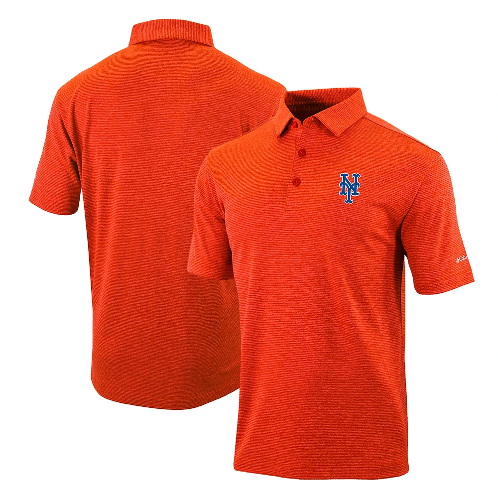 Men's Columbia Orange New York Mets Omni-Wick Polo