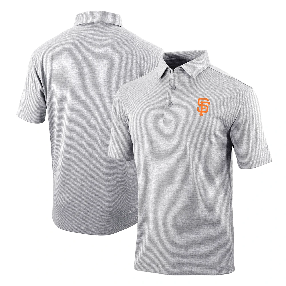Men's Columbia Gray San Francisco Giants Omni-Wick Polo