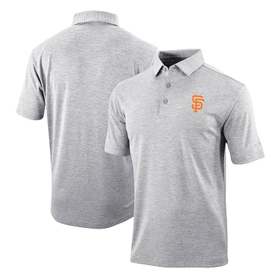 Men's Columbia Gray San Francisco Giants Omni-Wick Polo