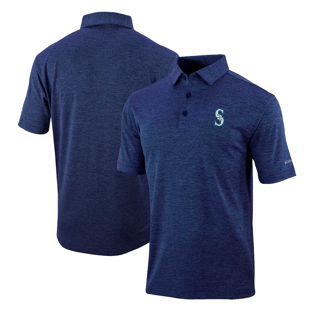 Men's Columbia Navy Seattle Mariners Omni-Wick Polo