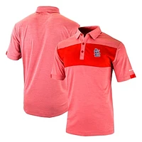 Men's Columbia Red St. Louis Cardinals Omni-Wick Total Control Polo