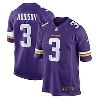 Men's Nike Jordan Addison Purple Minnesota Vikings  Game Jersey