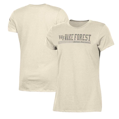 Women's Champion Cream Wake Forest Demon Deacons Classic T-Shirt