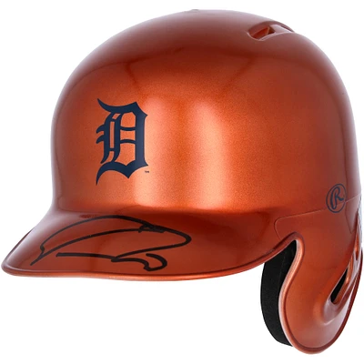Spencer Torkelson Detroit Tigers Autographed Alternate Chrome Mini Batting Helmet - Fanatics Exclusive