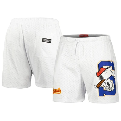 Men's Freeze Max White Peanuts Baseball Snoopy Shorts