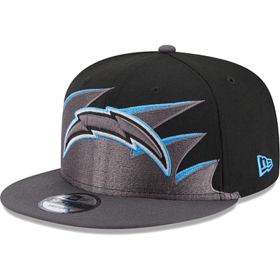 Men's New Era Black Los Angeles Chargers Tidal 9FIFTY Snapback Hat