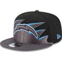 Men's New Era Black Los Angeles Chargers Tidal 9FIFTY Snapback Hat