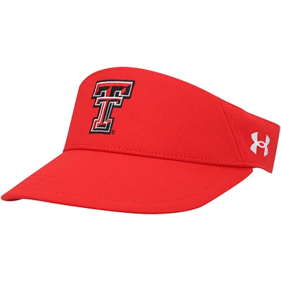 Men's Under Armour Red Texas Tech Red Raiders Blitzing Visor