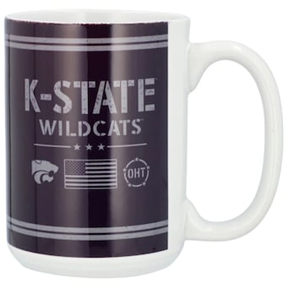 Kansas State Wildcats 15oz. OHT Military Appreciation Mug