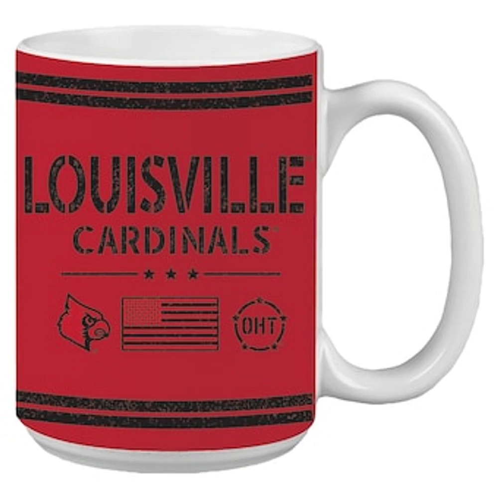 Louisville Cardinals 15oz. OHT Military Appreciation Mug