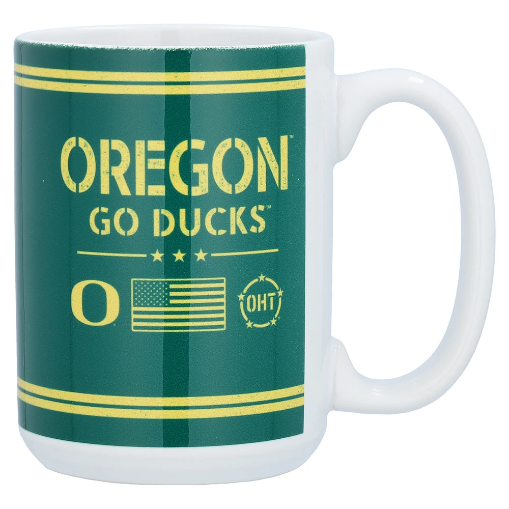 Oregon Ducks 15oz. OHT Military Appreciation Mug