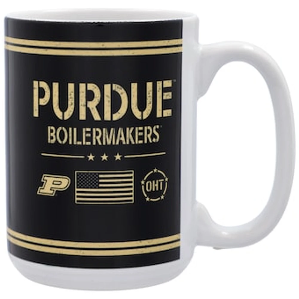 Purdue Boilermakers 15oz. OHT Military Appreciation Mug