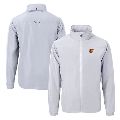 Men's Cutter & Buck Baltimore Orioles Charter Eco Recycled Full-Zip Jacket