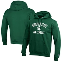 Men's Champion  Green Michigan State Spartans Alumni Logo Pullover Hoodie