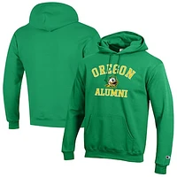 Men's Champion  Green Oregon Ducks Alumni Logo Pullover Hoodie