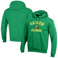 Men's Champion  Green Oregon Ducks Alumni Logo Pullover Hoodie
