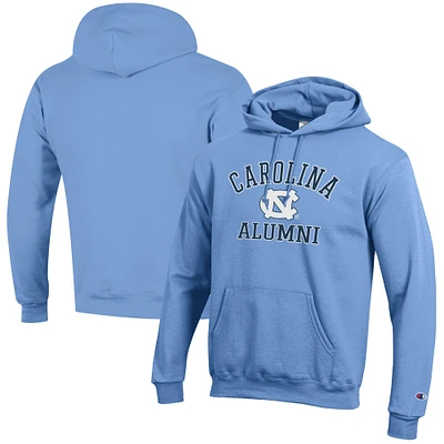 Men's Champion Carolina Blue North Tar Heels Alumni Logo Pullover Hoodie