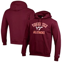 Men's Champion  Maroon Virginia Tech Hokies Alumni Logo Pullover Hoodie
