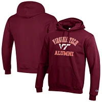 Men's Champion  Maroon Virginia Tech Hokies Alumni Logo Pullover Hoodie