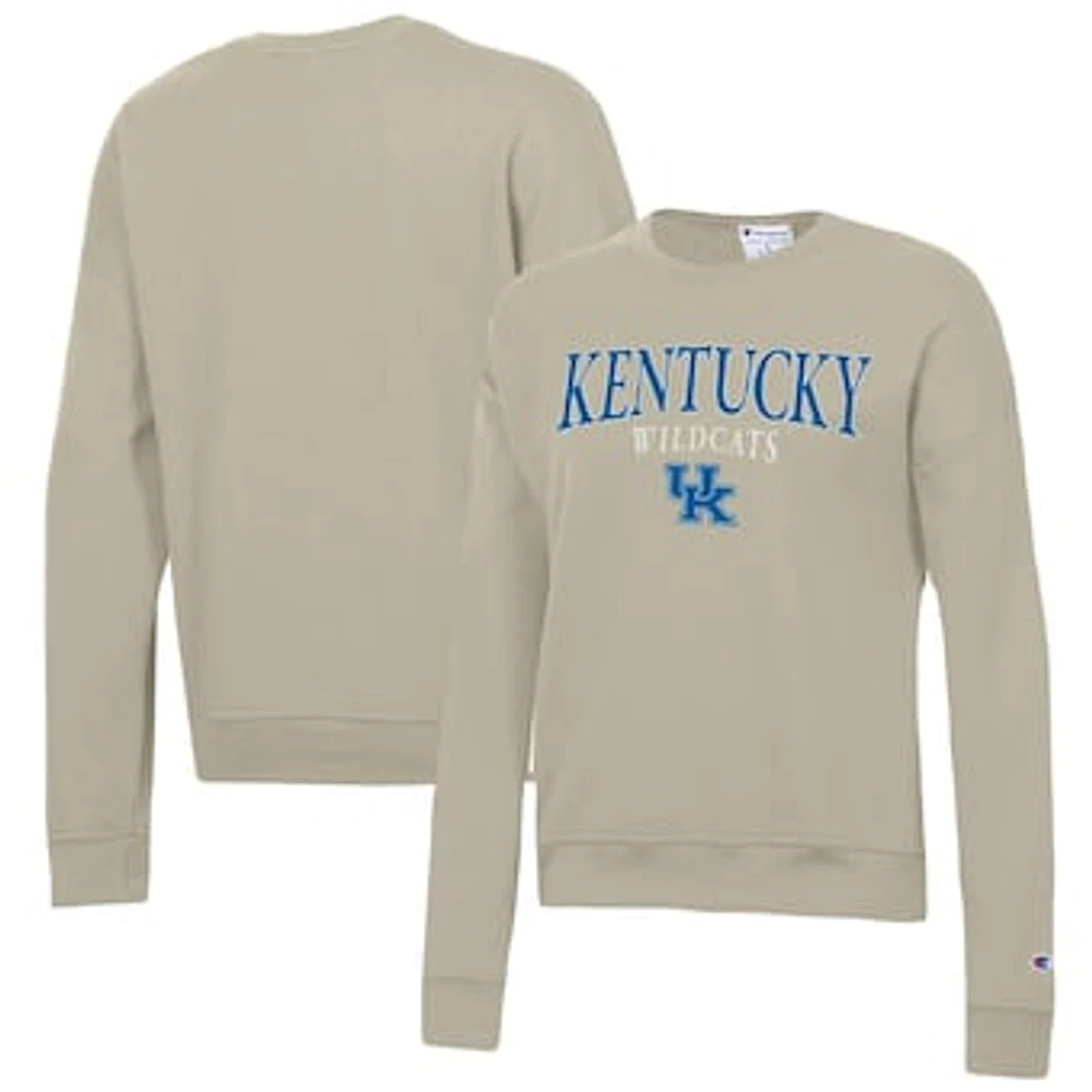 Women's Champion Tan Kentucky Wildcats Powerblend Pullover Sweatshirt